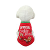 Santa themed pet clothes