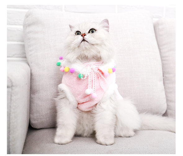 Cute thin pet clothing